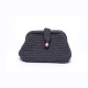 Aisha Hard Coal Clutch Çanta