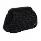HERRİNG BONE KNİT CLUTCH    MİDNİGHT