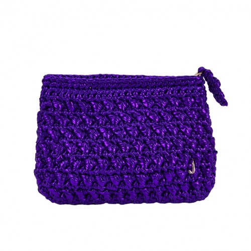 CATCH  ME  GLOSSY PURPLE CLUTCH