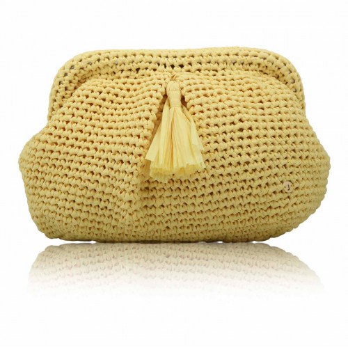 Grand Ma's Gold Püsküllü Clutch Çanta