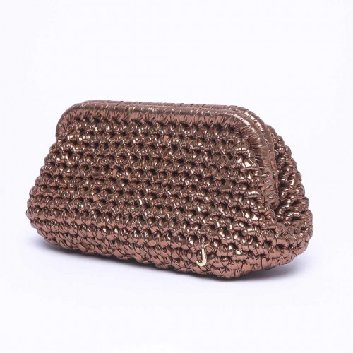 J Clutch Golden Çanta