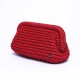 J Clutch Patterned Cherry Çanta