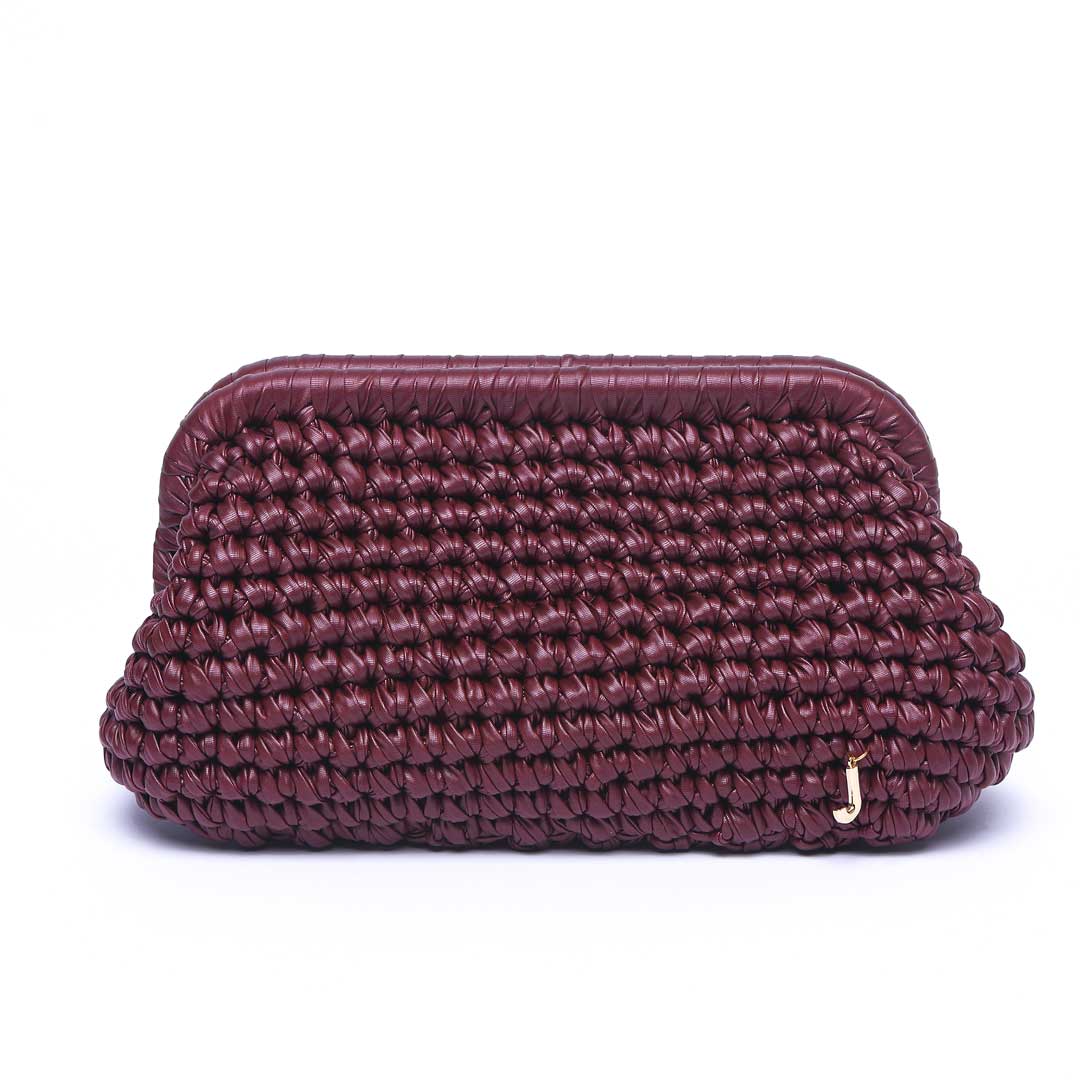 J Clutch Burgundy Çanta J Clutch Burgundy Çanta