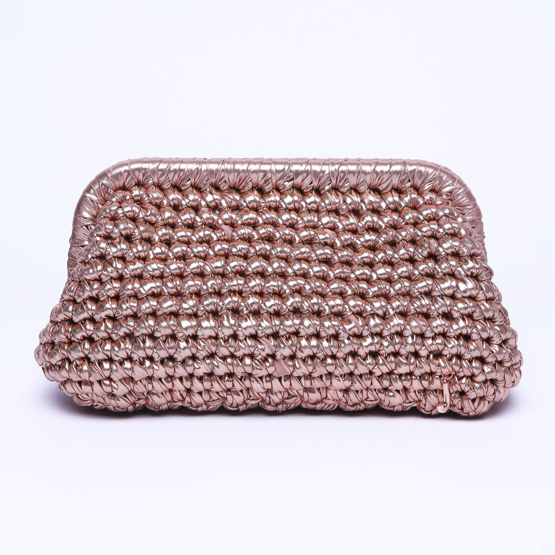 J Clutch Champagne Çanta