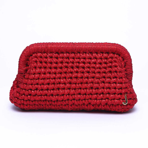 J Clutch Patterned Cherry Çanta J Clutch Patterned Cherry Çanta