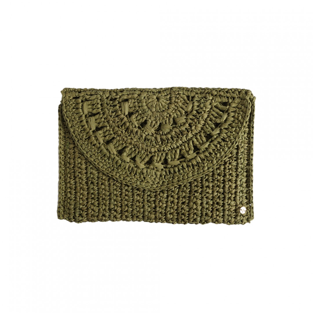 JClutch Green Clutch Çanta