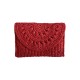 JClutch Red Clutch Çanta
