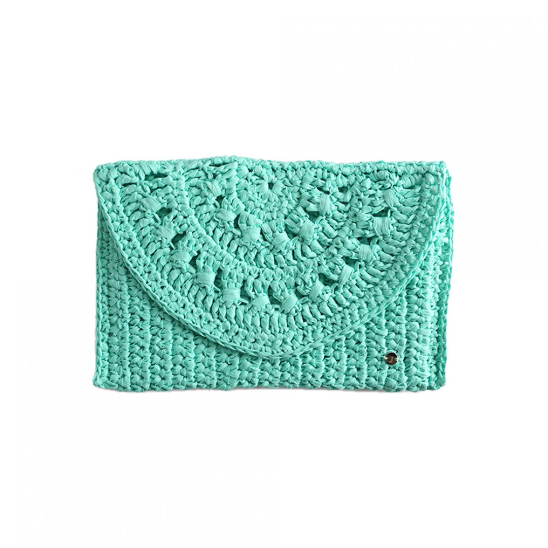 JClutch Turquoise Clutch Çanta