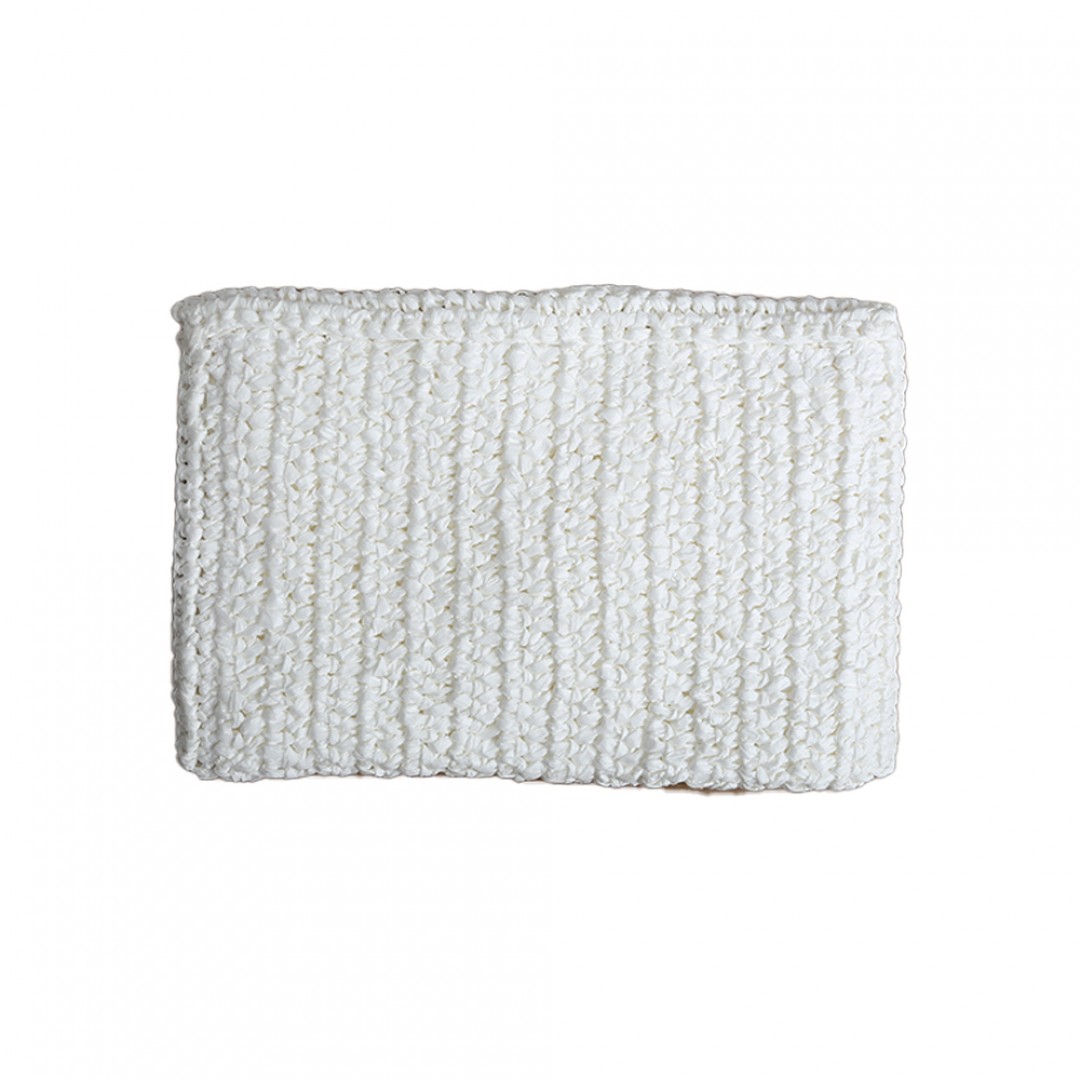 JClutch White Clutch Çanta
