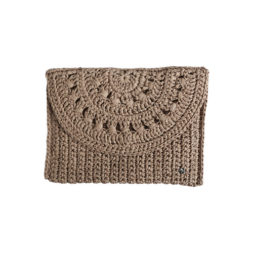 JClutch Beige Clutch Çanta