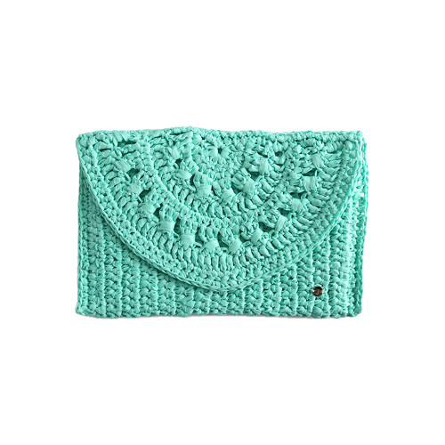 JClutch Turquoise Clutch Çanta