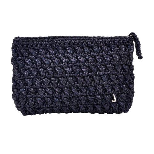 CATCH  ME   PATTENERED DARK  NAVY CLUTCH