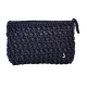 CATCH  ME   PATTENERED DARK  NAVY CLUTCH