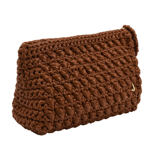 CATCH  ME   COGNAC  CLUTCH CATCH  ME   COGNAC  CLUTCH