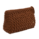 CATCH  ME   COGNAC  CLUTCH