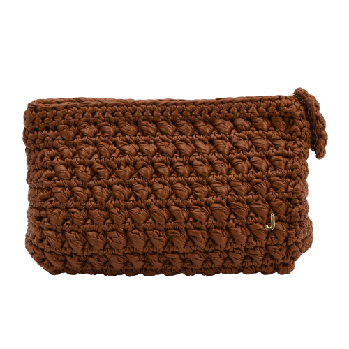 CATCH  ME   COGNAC  CLUTCH CATCH  ME   COGNAC  CLUTCH