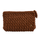 CATCH  ME   COGNAC  CLUTCH
