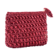 CATCH  ME  GLOSSY WELVET  RED CLUTCH