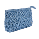 CATCH  ME GLOSSY BABY BLUE  CLUTCH