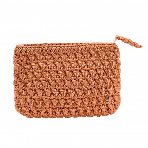 CATCH ME METALLIC ORANGE CLUCTH