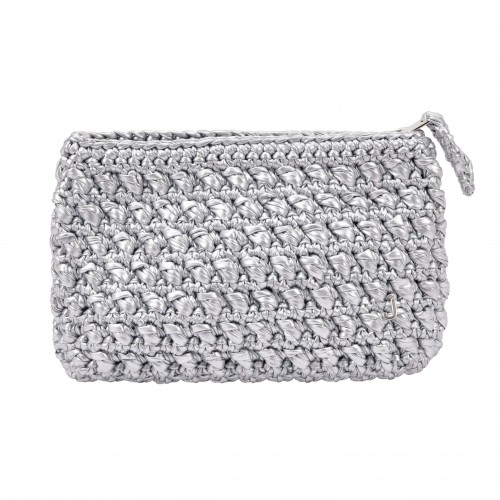 CATCH ME GLOSSY LAME CLUCTH