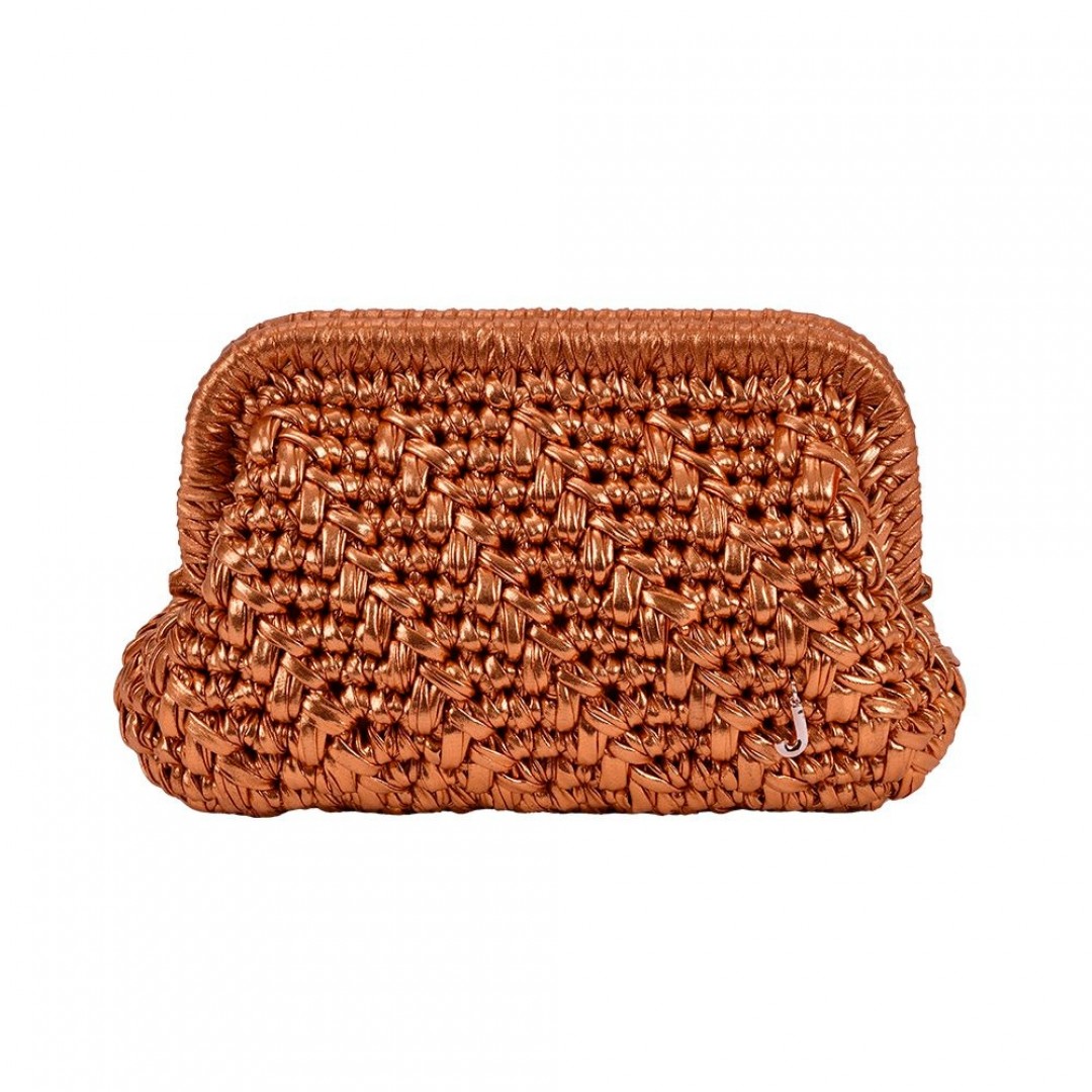 HERRİNG BONE KNİT CLUTCH PINATA