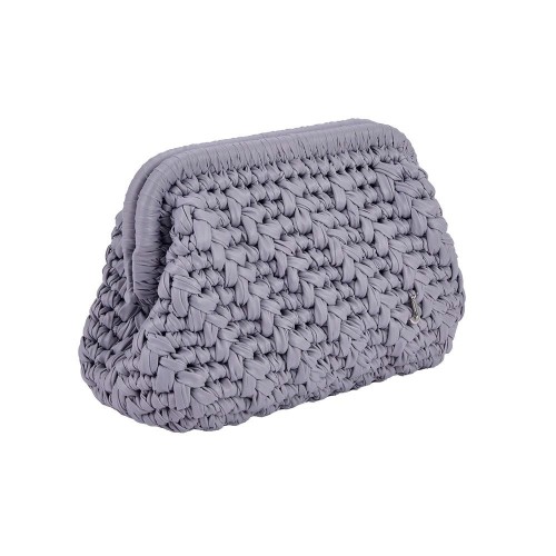 HERRİNG BONE KNİT CLUTCH FLINTSTONE