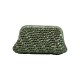 HERRİNG BONE KNİT CLUTCH  SEA WEED