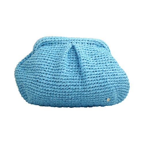 Grand Ma's Blue Püsküllü Clutch Çanta Grand Ma's Blue Püsküllü Clutch Çanta