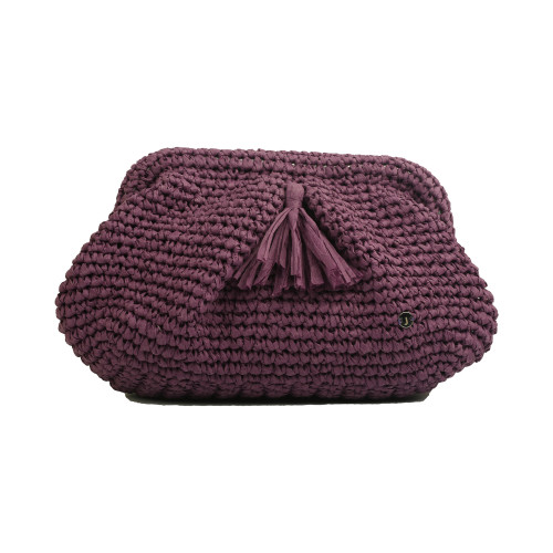 Grand Ma's Lilac Püsküllü Clutch Çanta