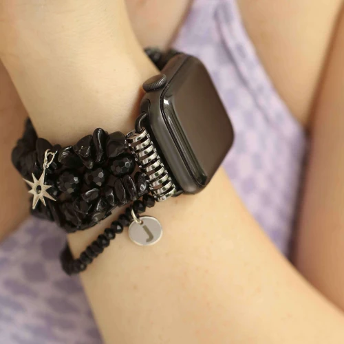 Noir Apple Watch Stripe