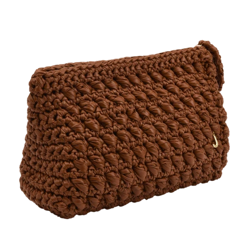 CATCH  ME   COGNAC  CLUTCH