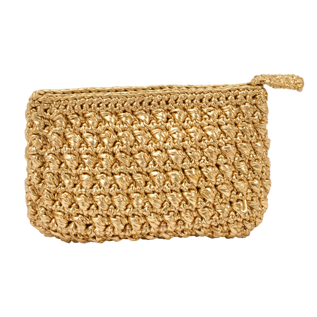 CATCH  ME  GOLD  CLUTCH